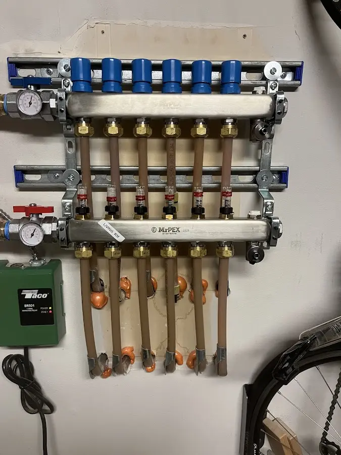 Plumber performing Leak Detection at a residential property in Haines City